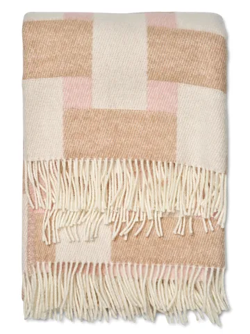 Weave pläd 130x180 cm - Rosa - Classic Collection