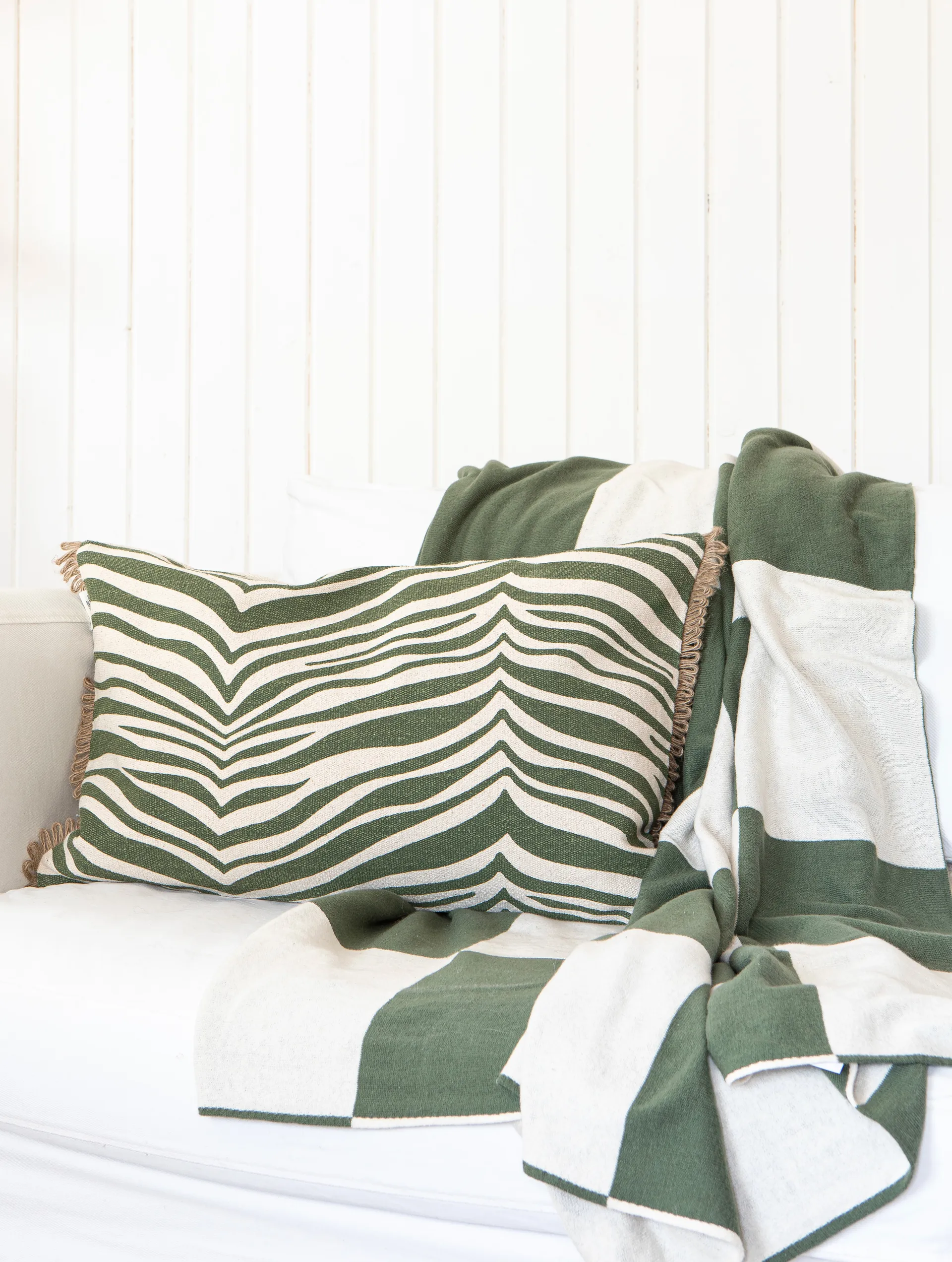Zebra kudde 40x60 cm, Grön Classic Collection