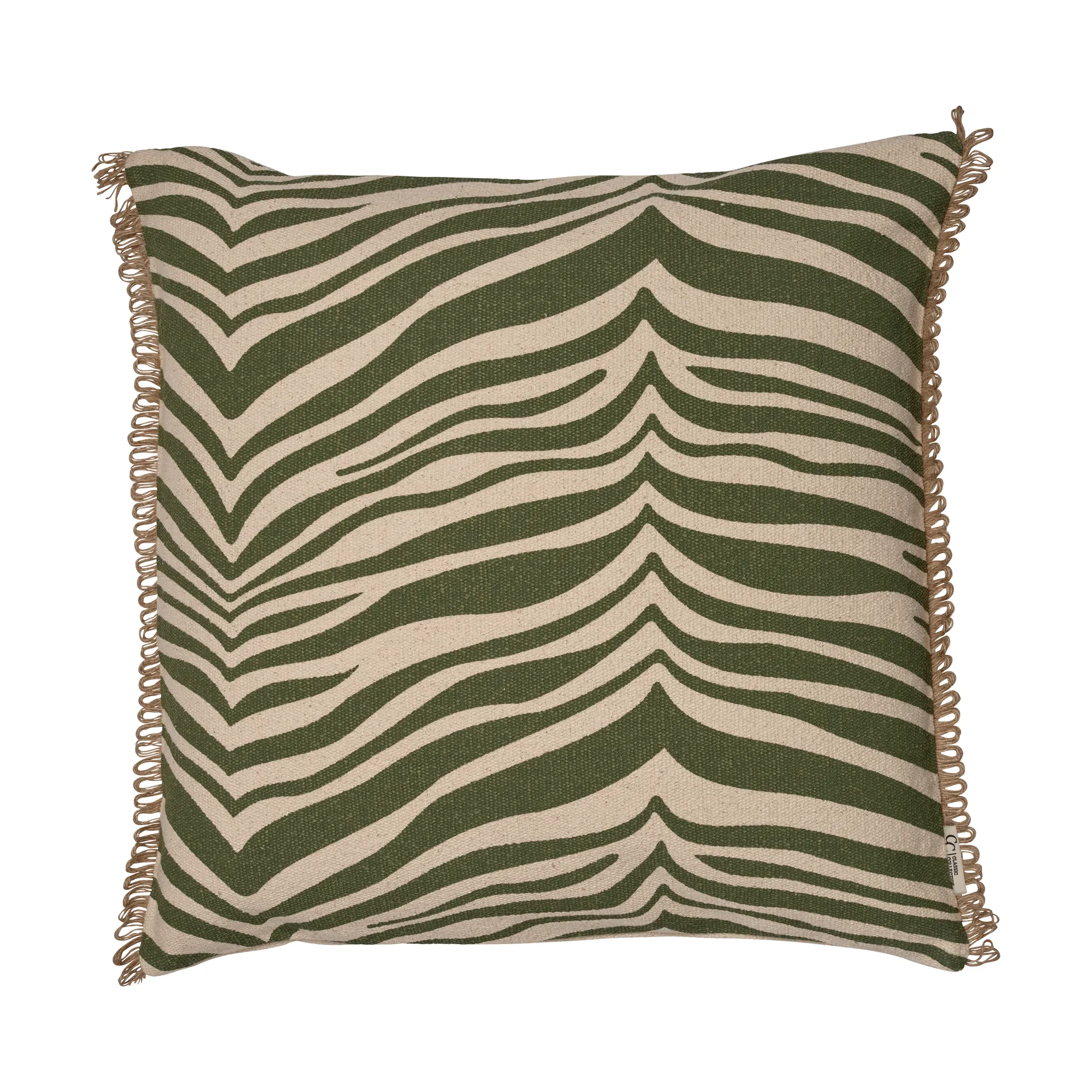Zebra kudde 50x50 cm, Grön Classic Collection