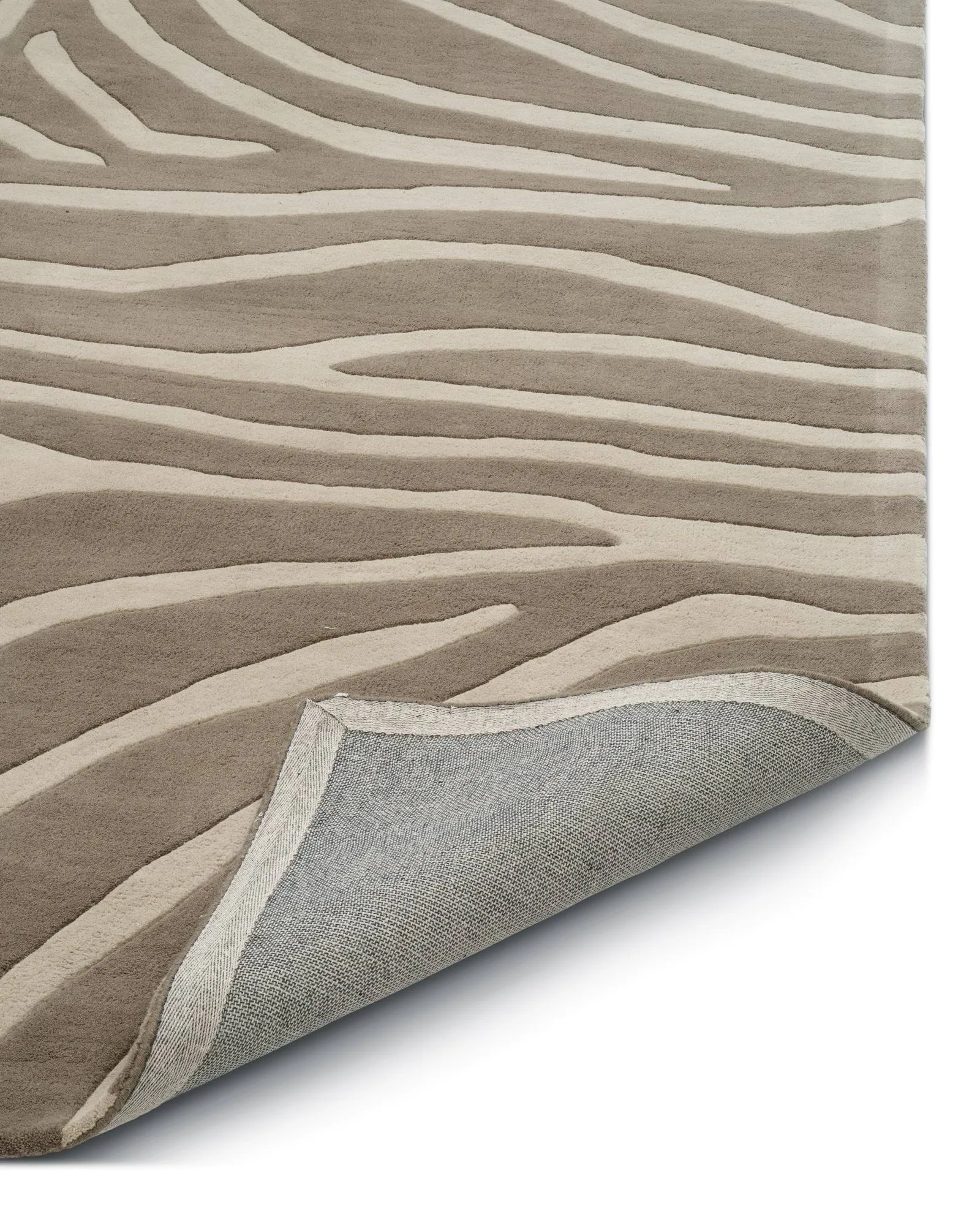 Zebra ullmatta, Beige, 200x300 cm Classic Collection
