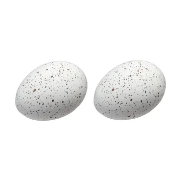 Easter Deco ägg 2-pack - White - Cooee Design