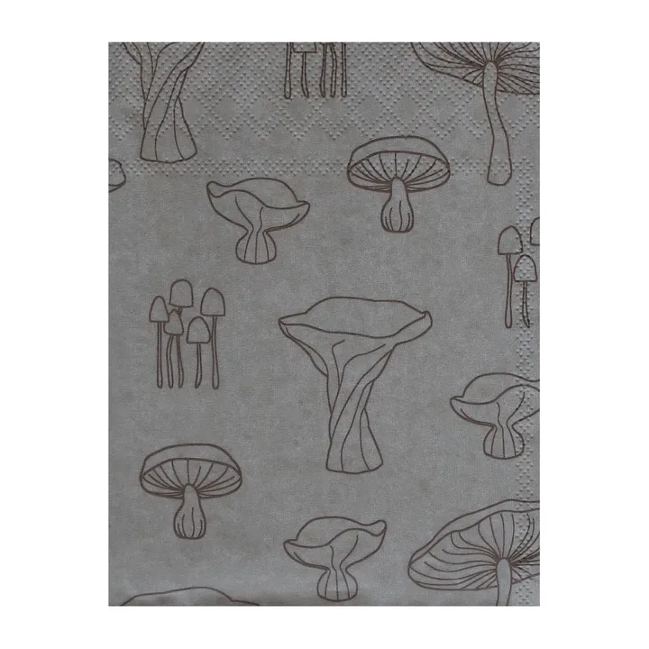Fungi servett 33x33 cm 20-pack - Sand-hazelnut - Cooee Design
