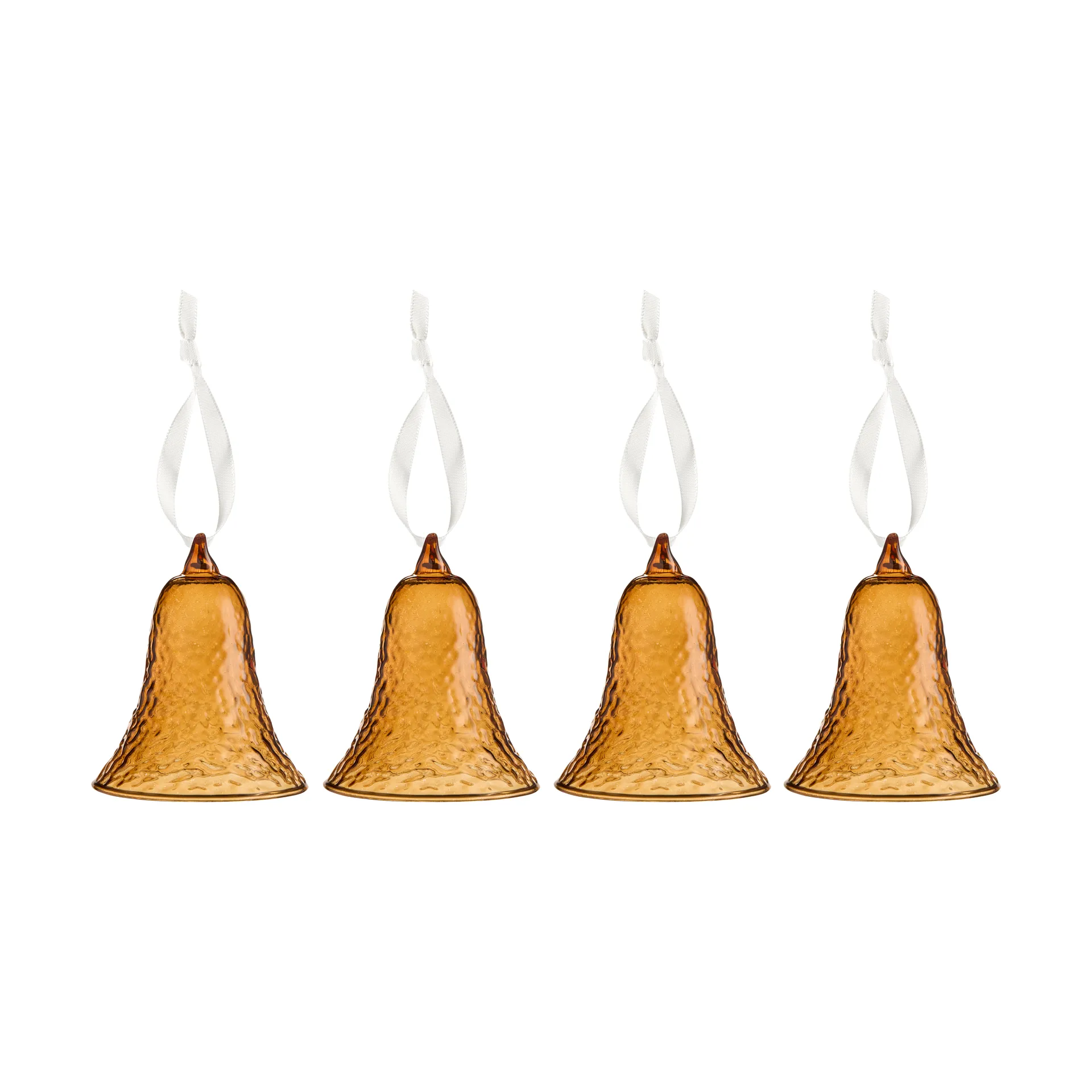 Gry bell klocka 8 cm 4-pack, Cognac Cooee Design