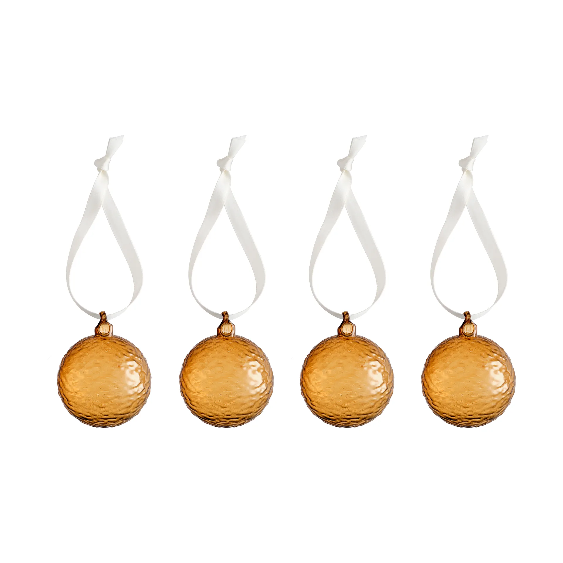 Gry Marble julkula Ø5 cm 4-pack, Cognac Cooee Design