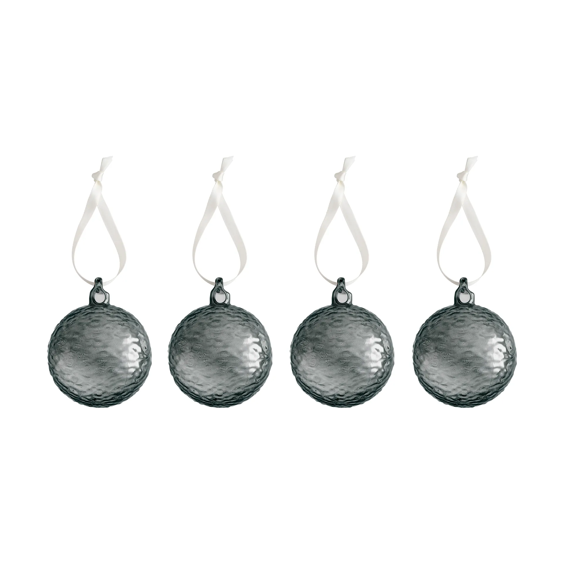 Gry Marble julkula Ø8 cm 4-pack, Smoke Cooee Design