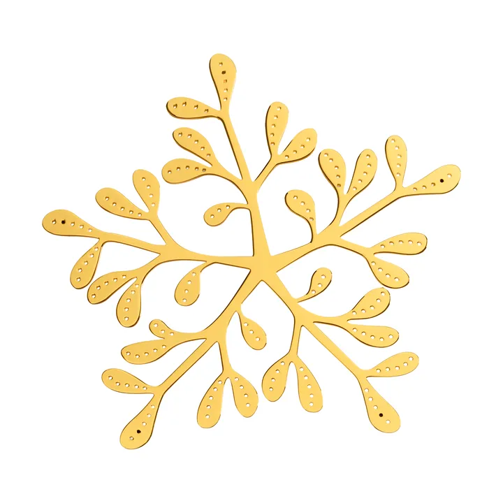 Mistletoe grytunderlägg Ø20 cm - Mässing - Cooee Design