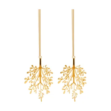 Mistletoe julhänge 2-pack - Mässing 20 cm - Cooee Design