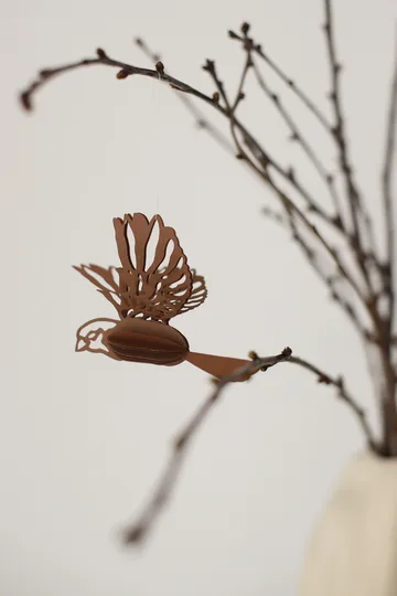 Paper bird dekorationshänge 2-pack - Coffee - Cooee Design
