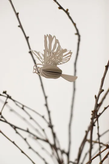 Paper bird dekorationshänge 2-pack - Sand - Cooee Design