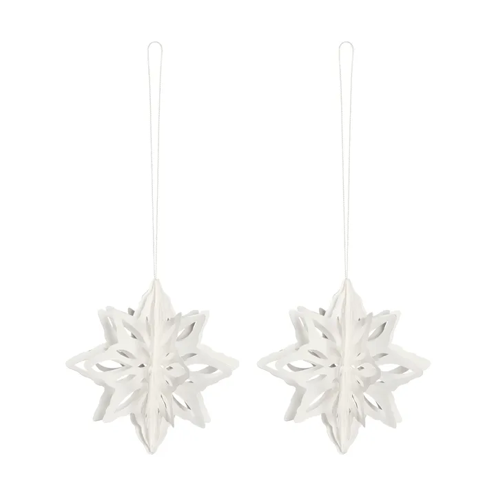 Paper Nova star dekorationshänge 2-pack - Natural - Cooee Design