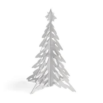 Pinetree dekorationsgran 20 cm - Stainless Steel - Cooee Design