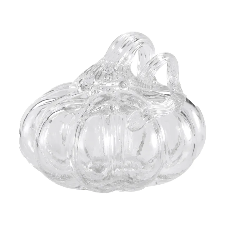 Pumpkin dekoration 8 cm - Clear - Cooee Design