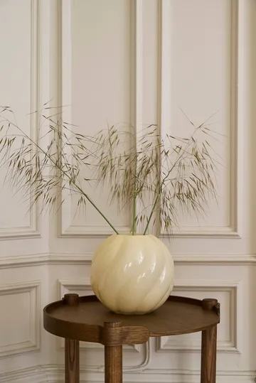 Twist ball vas 20 cm - Butter yellow - Cooee Design