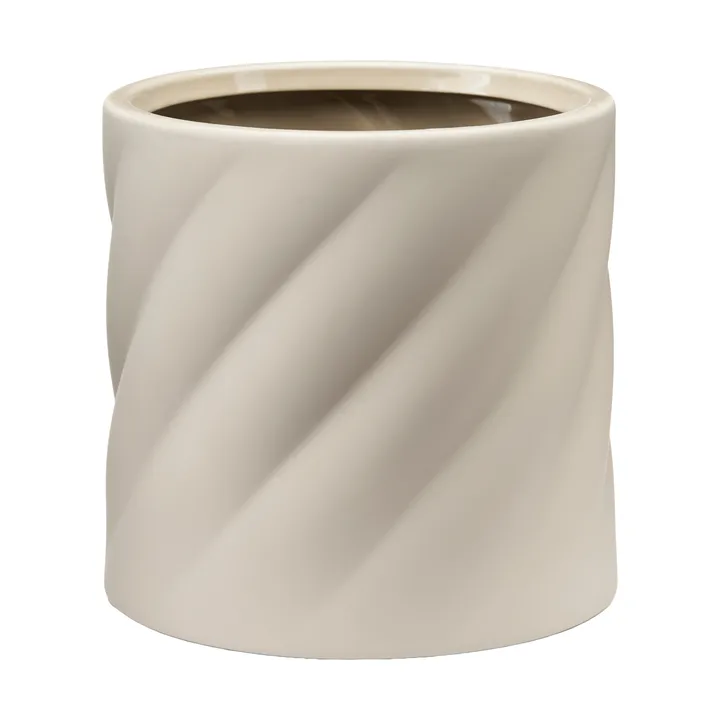 Twist blomkruka - Sand, medium Ø19 cm - Cooee Design