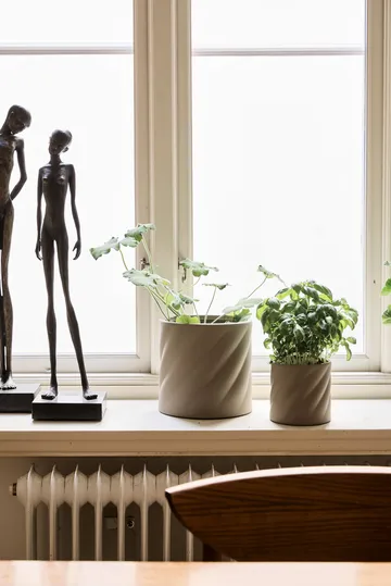 Twist blomkruka - Sand, medium Ø19 cm - Cooee Design