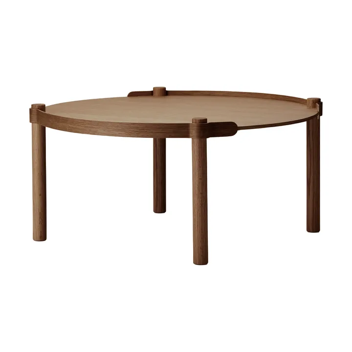 Woody bord Ø80 cm - Mörkbetsad ek - Cooee Design