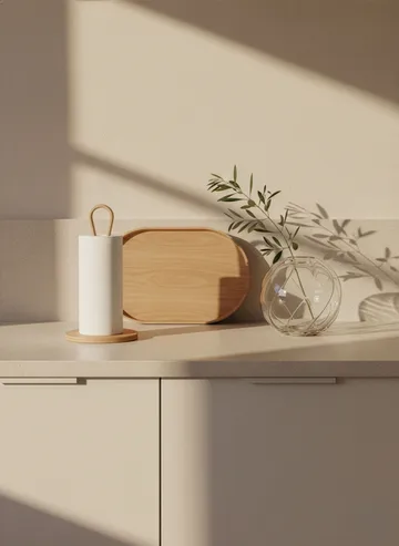 Woody hushållspappershållare - Ek - Cooee Design
