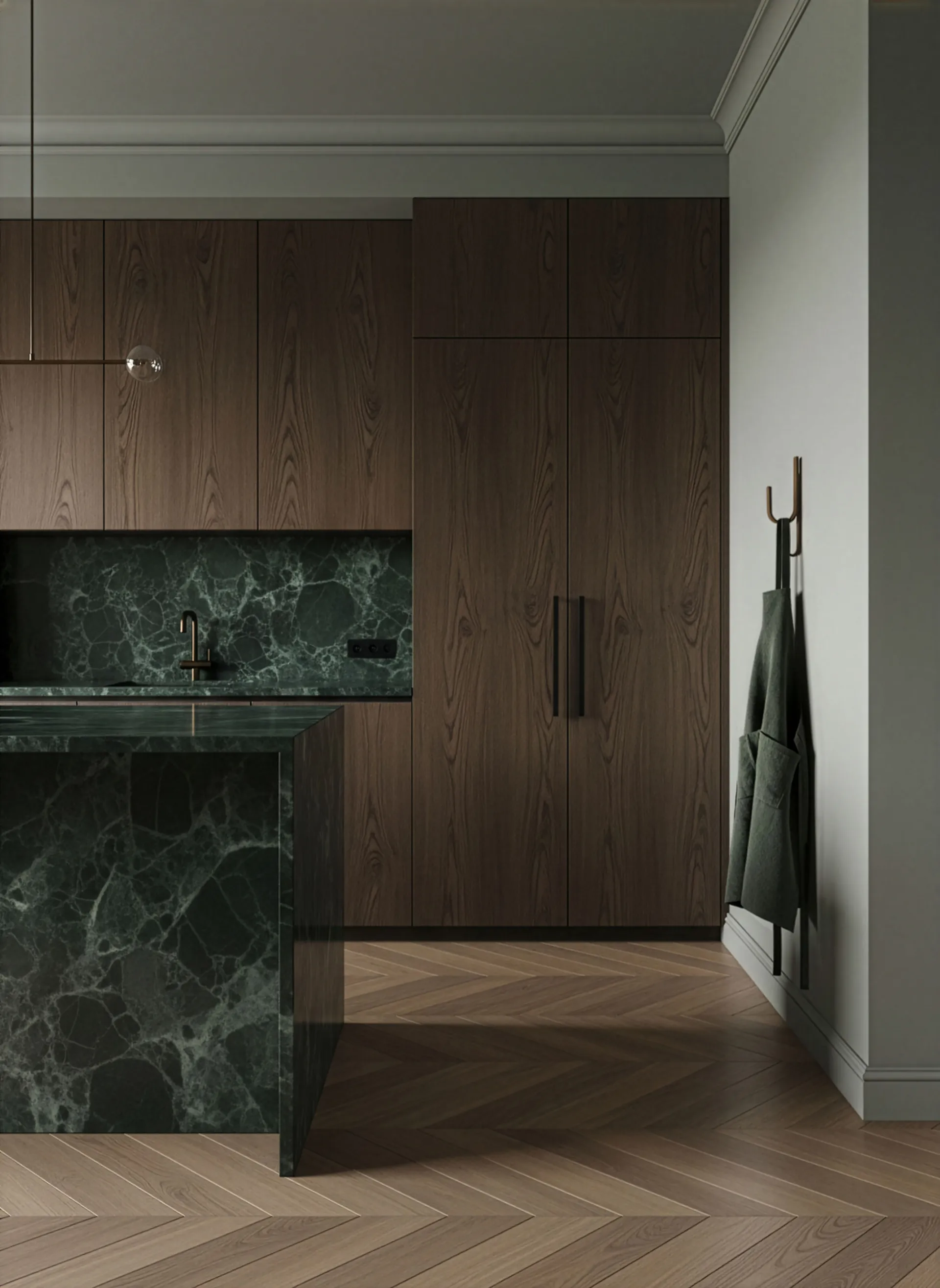 Woody krok One, Mörkbetsad ek Cooee Design