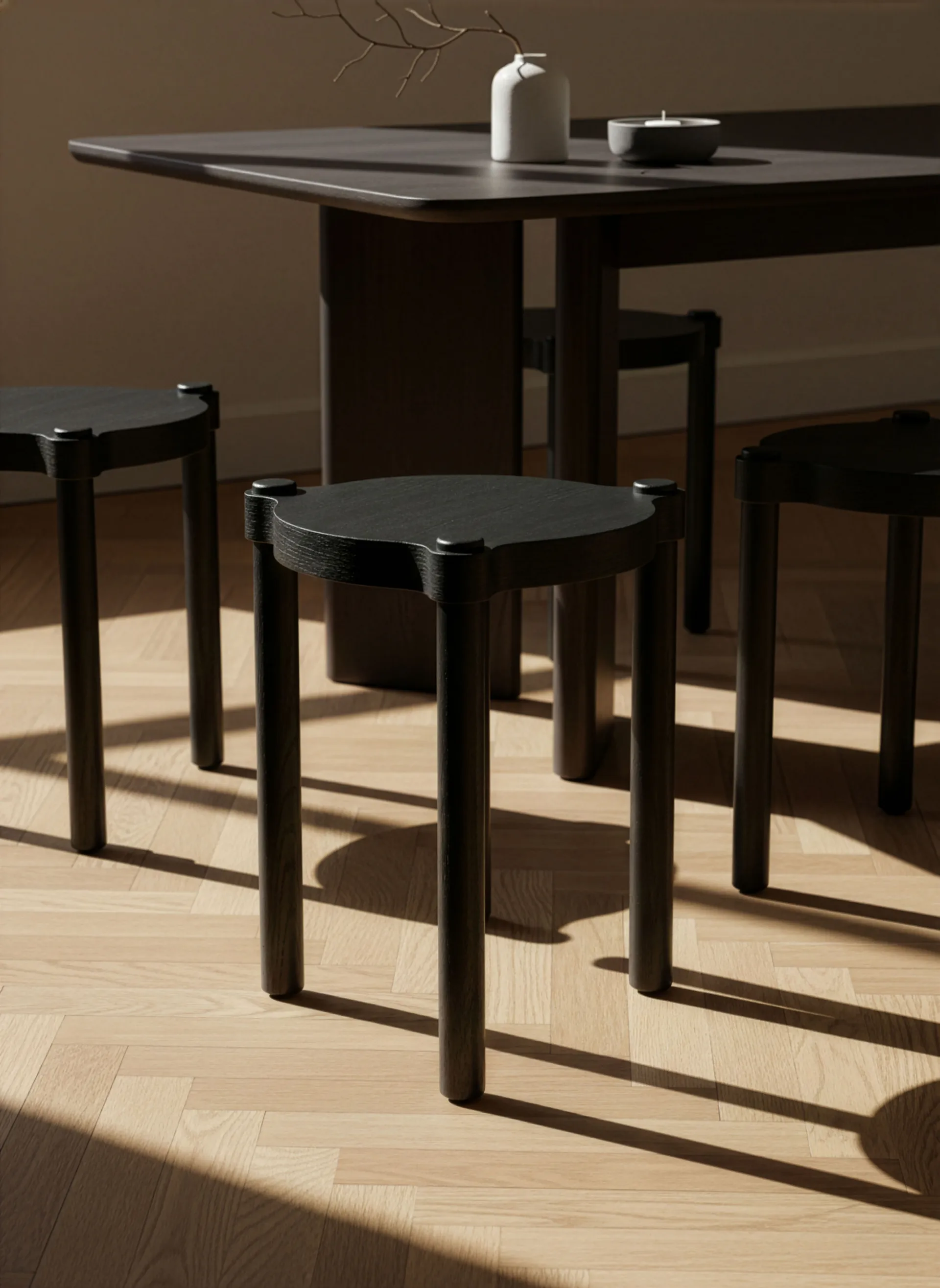 Woody pall, Svartbetsad ek Cooee Design