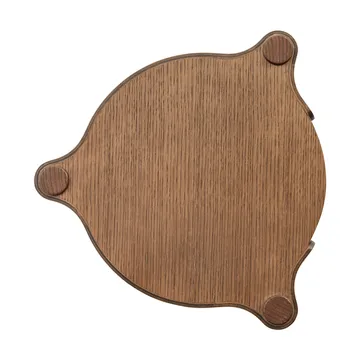 Woody rund pall - Mörk ek, Ø38x46 cm - Cooee Design