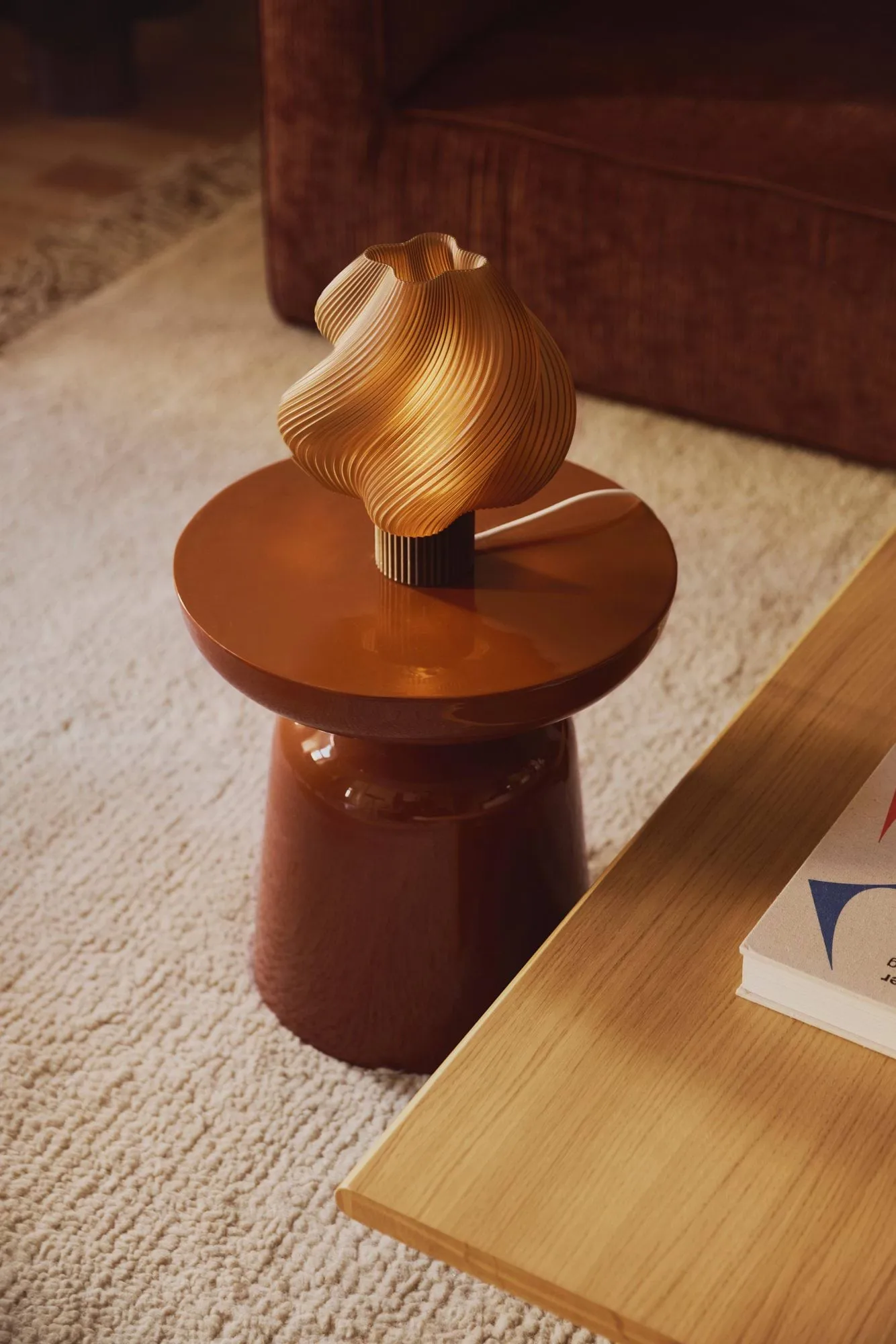 Soft Serve bordslampa, Caramel, Regular, 26 cm Crème Atelier