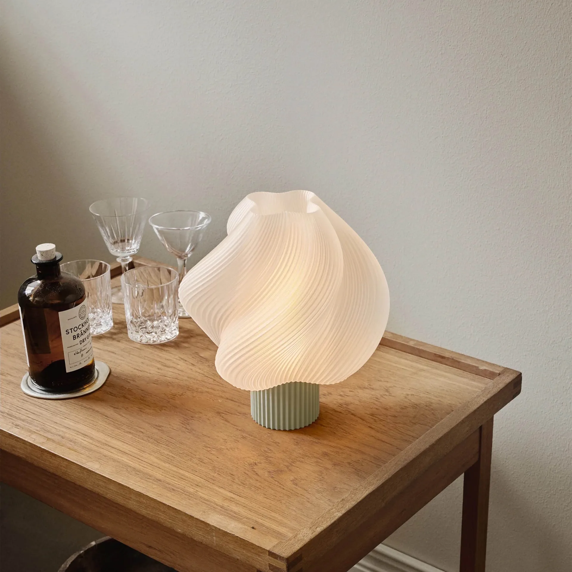 Soft Serve bordslampa, Matcha, Regular, 26 cm Crème Atelier