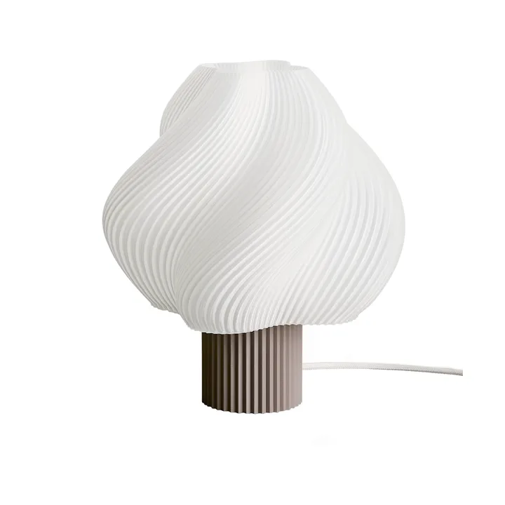Soft Serve bordslampa - Mocha, Grande, 34 cm - Crème Atelier