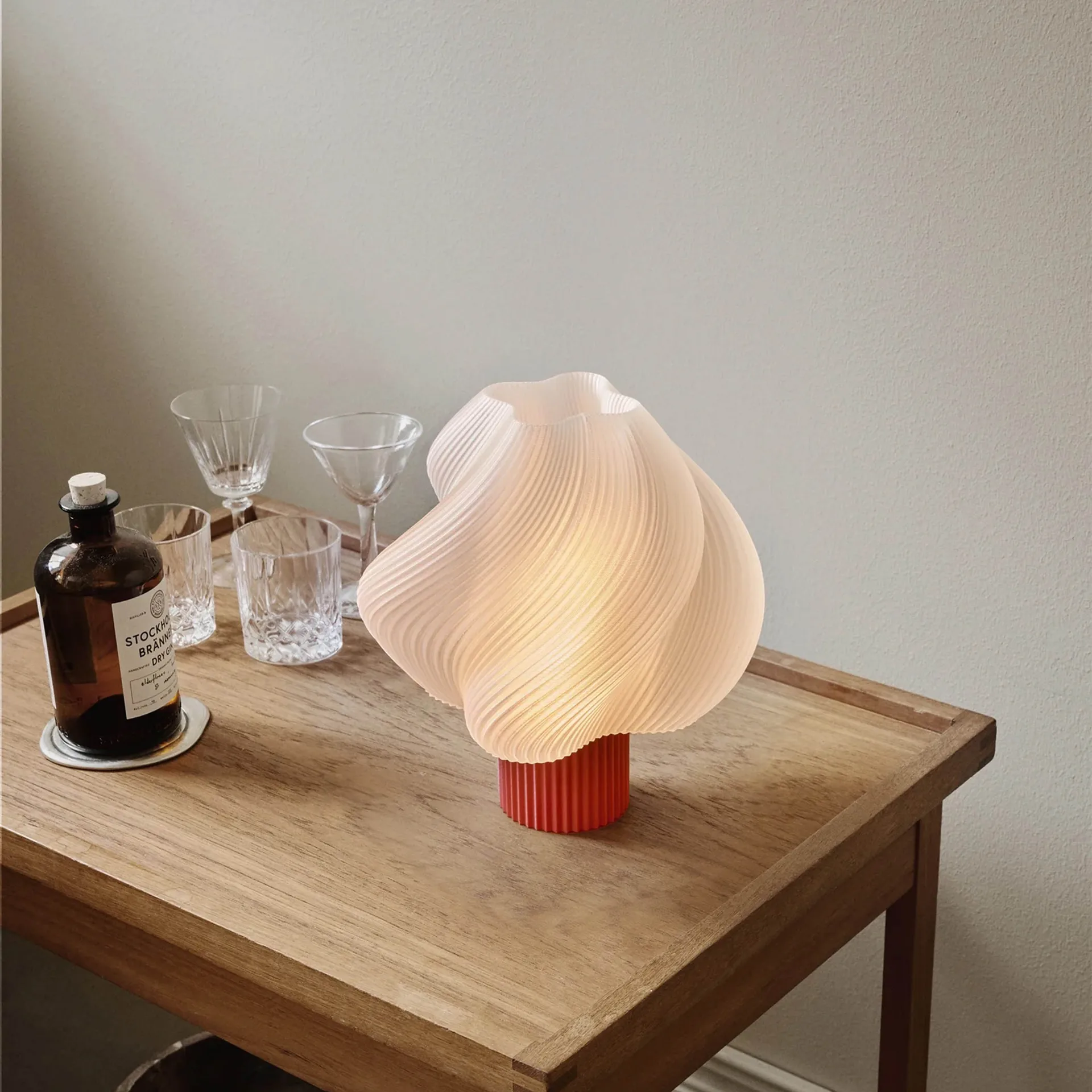 Soft Serve bordslampa, Rhubarb, Regular, 26 cm Crème Atelier
