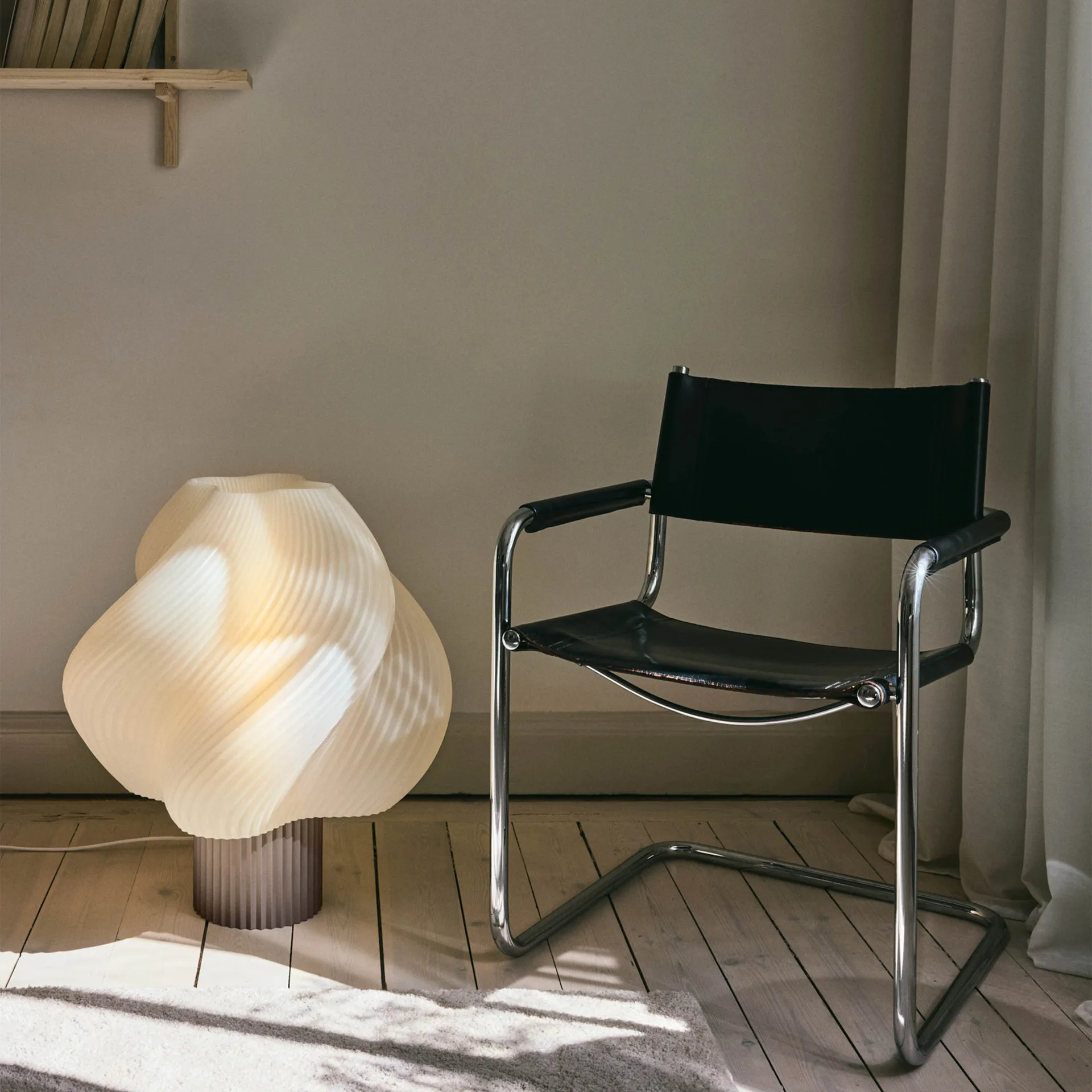 Soft Serve golvlampa, Mocha, Mega, 63 cm Crème Atelier