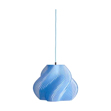 Soft Serve pendel - Blueberry sorbet-chrome, 02, 25 cm - Crème Atelier