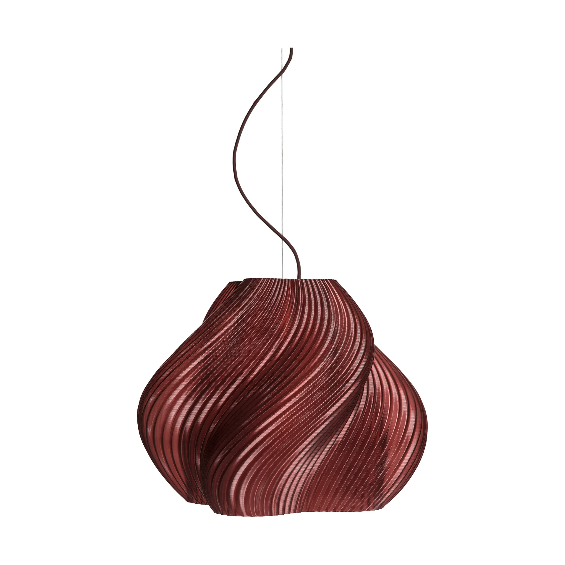 Soft Serve pendel, Cherry-chrome, Mega, 60 cm Crème Atelier