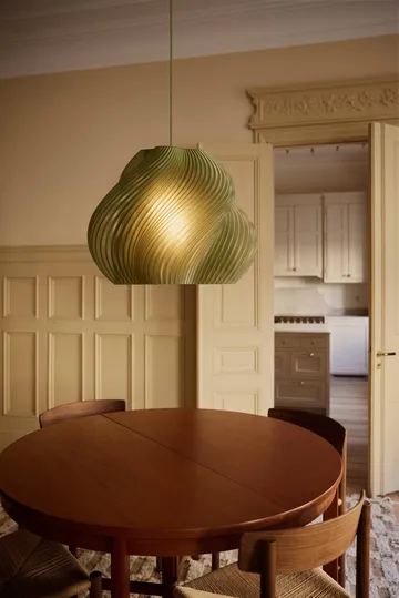 Soft Serve pendel - Olive-chrome, Mega, 60 cm - Crème Atelier