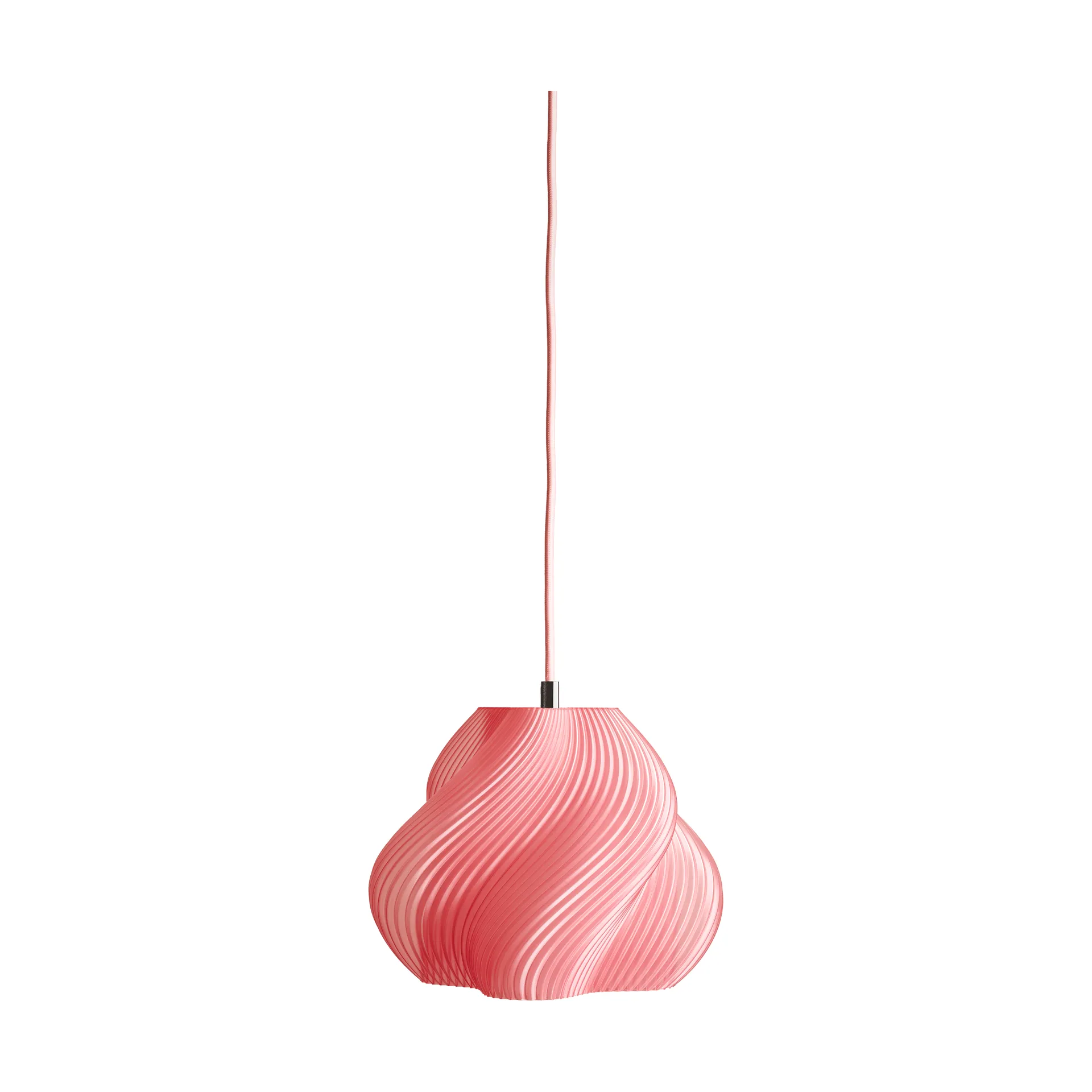 Soft Serve pendel, Peach sorbet-brass, 01, 20 cm Crème Atelier