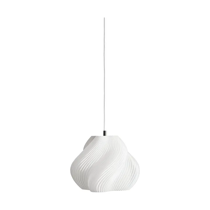 Soft Serve pendel - White-brass, 01, 20 cm - Crème Atelier