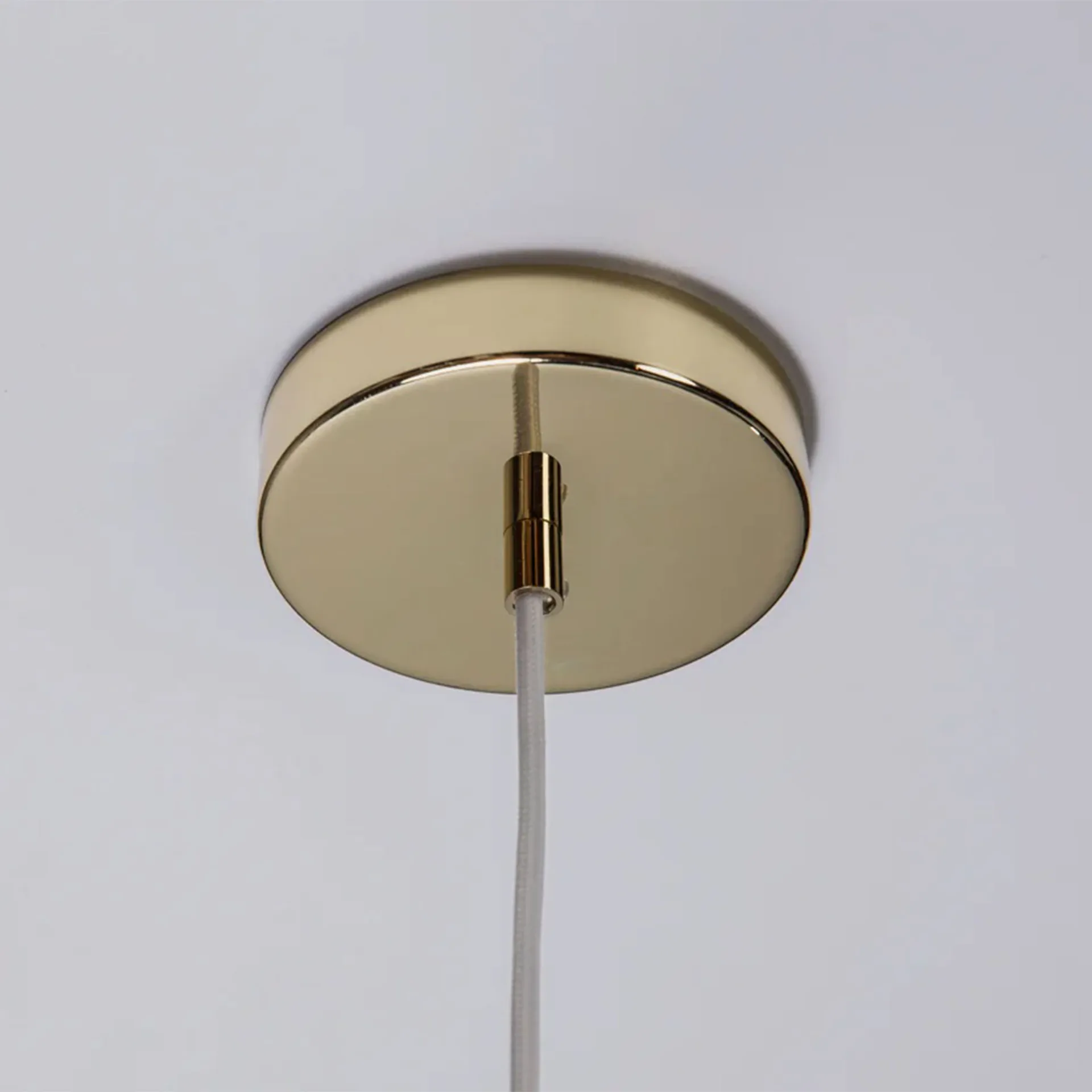 Soft Serve pendel, White-brass, 01, 20 cm Crème Atelier
