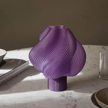 Soft Serve portabel bordslampa - Lavender sorbet, 23 cm - Crème Atelier