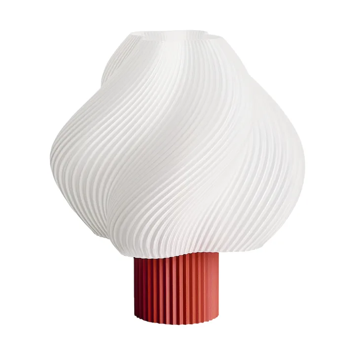 Soft Serve portabel bordslampa - Rhubarb, 23 cm - Crème Atelier