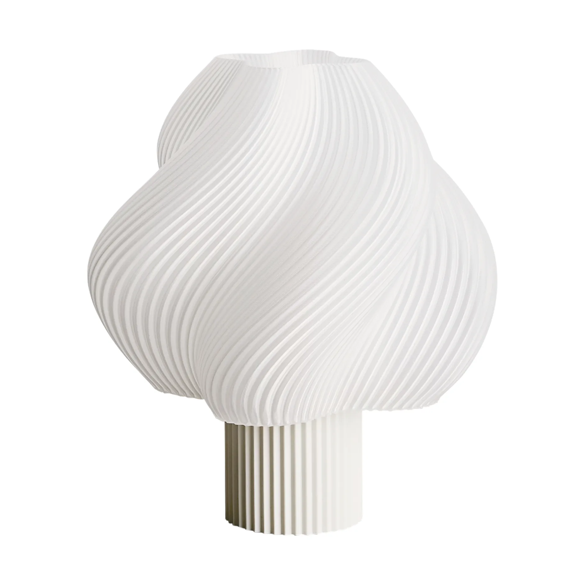Soft Serve portabel bordslampa, Vanilla bean, 23 cm Crème Atelier