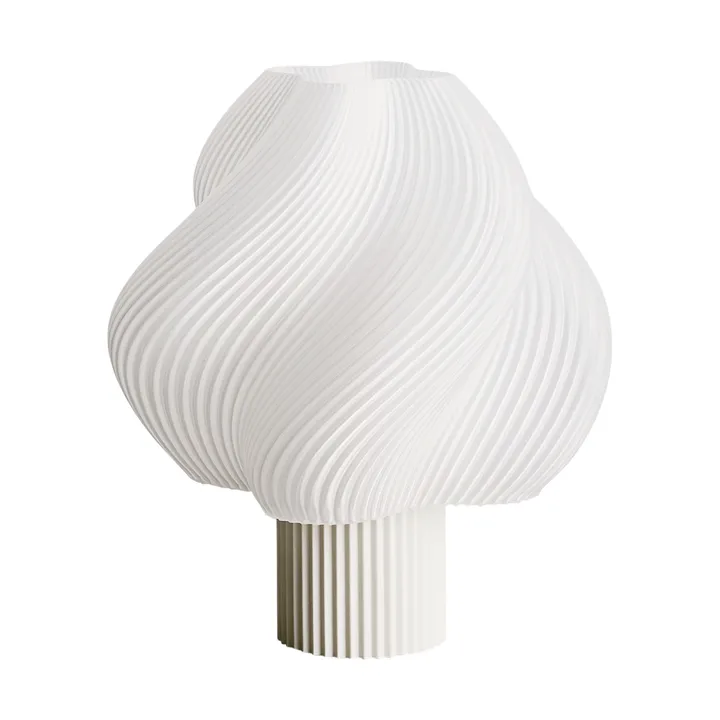 Soft Serve portabel bordslampa - Vanilla bean, 23 cm - Crème Atelier