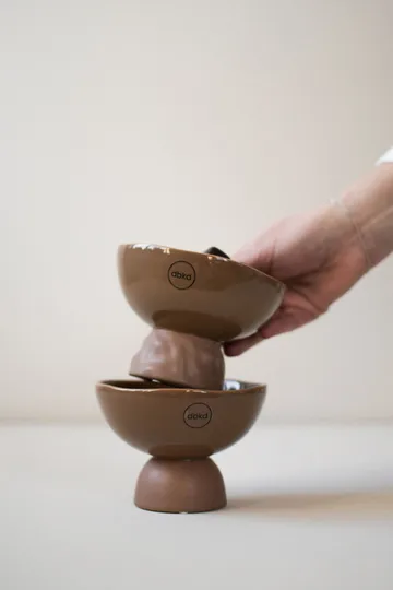 Base Dome skål S Ø12 cm - Nougat - DBKD