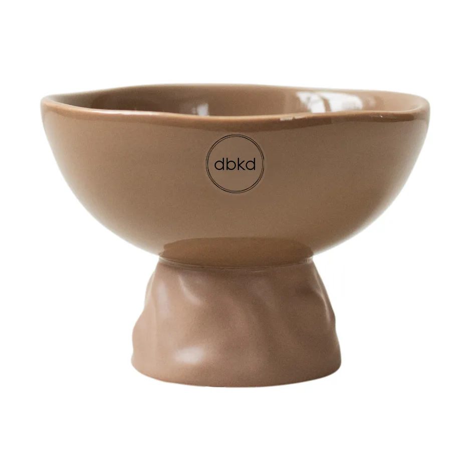 Base Irregular kruka S Ø12 cm, Nougat DBKD