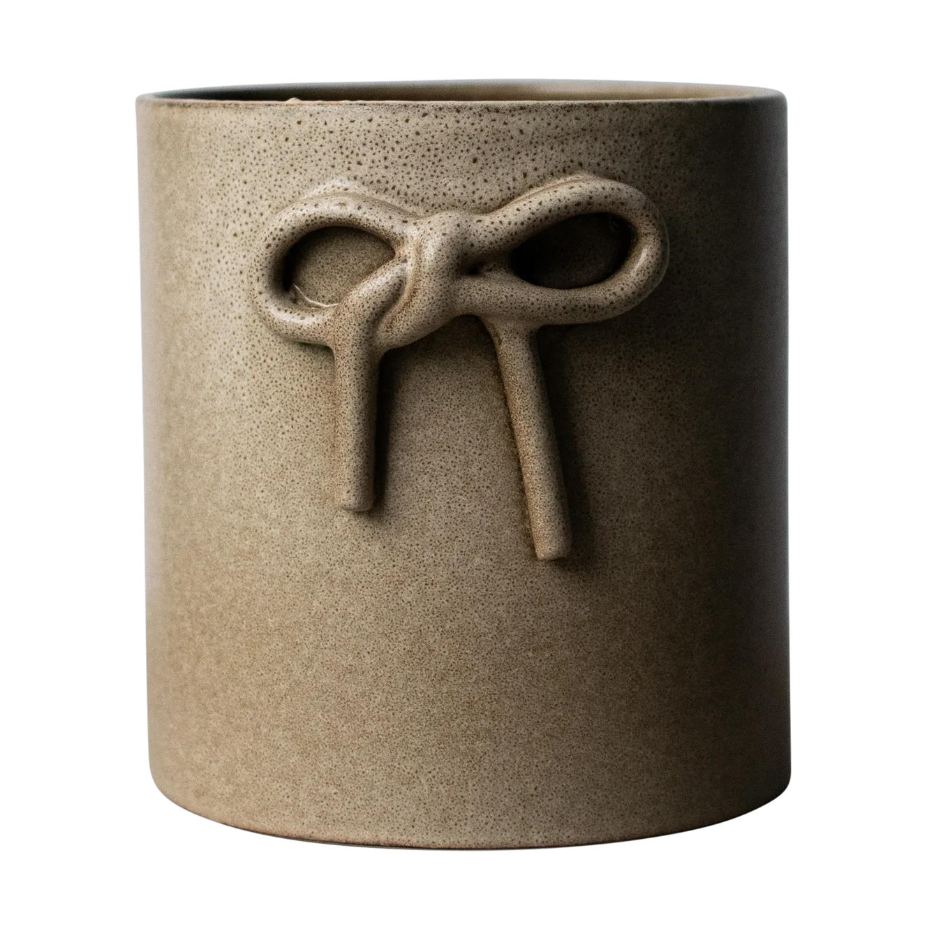 Bow kruka Ø14 cm, Beige DBKD