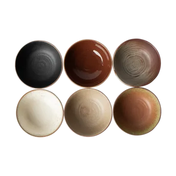 Bowl skål Ø12 cm 6-pack - Multi - DBKD