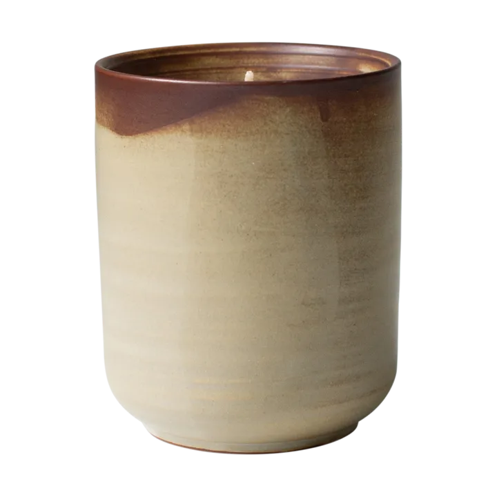 Burn doftljus 60 h - Creme-brown - DBKD