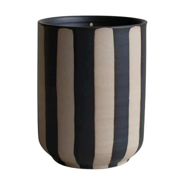 Burn doftljus 60 h - Stripe black - DBKD