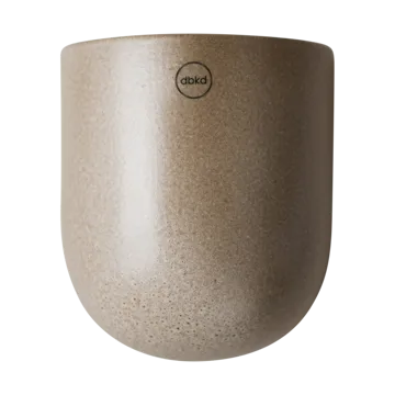 Cut vägghängd kruka beige - Large 17 cm - DBKD