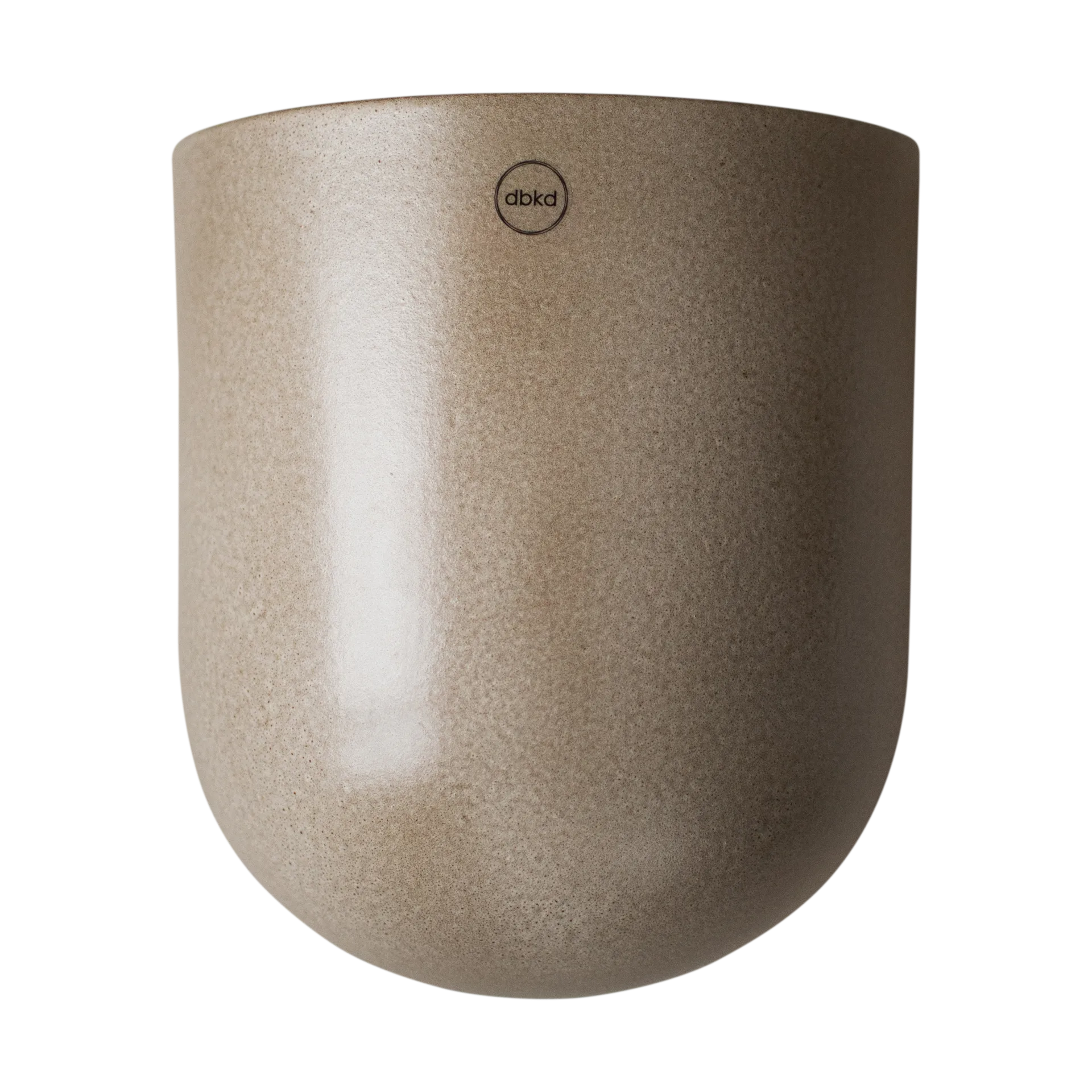 Cut vägghängd kruka beige, X-large 24 cm DBKD