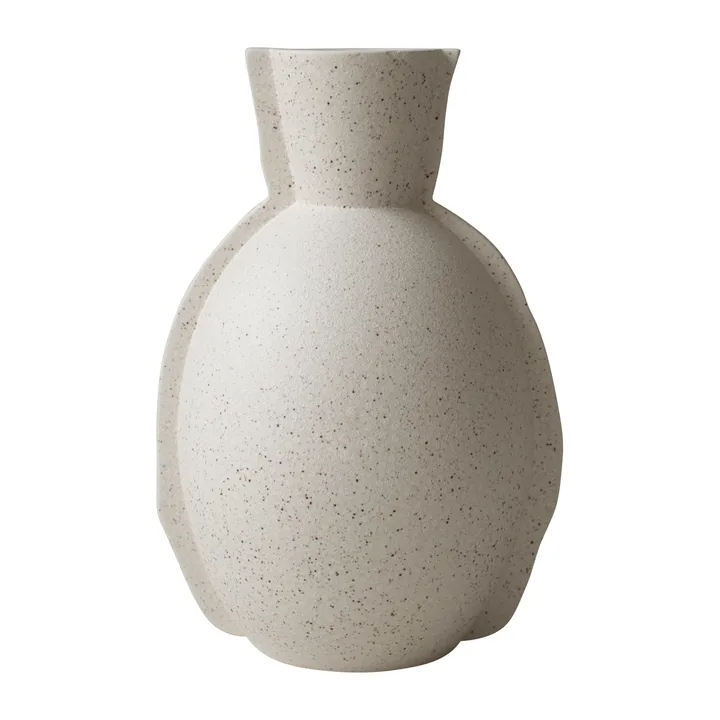 Edge vas H30 cm - Creme dot - DBKD