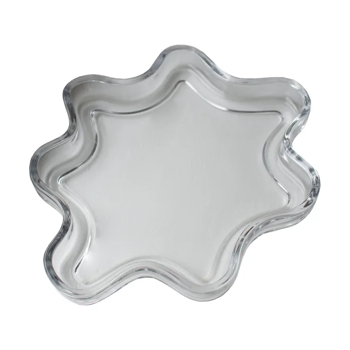 Filter dekorationsbricka - Clear, Ø22x2 cm - DBKD