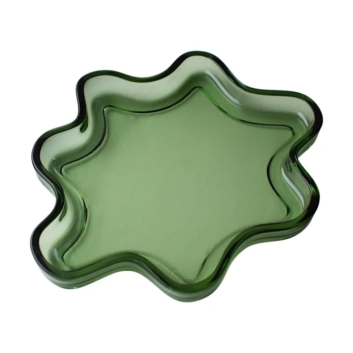 Filter dekorationsbricka - Green, Ø22x2 cm - DBKD